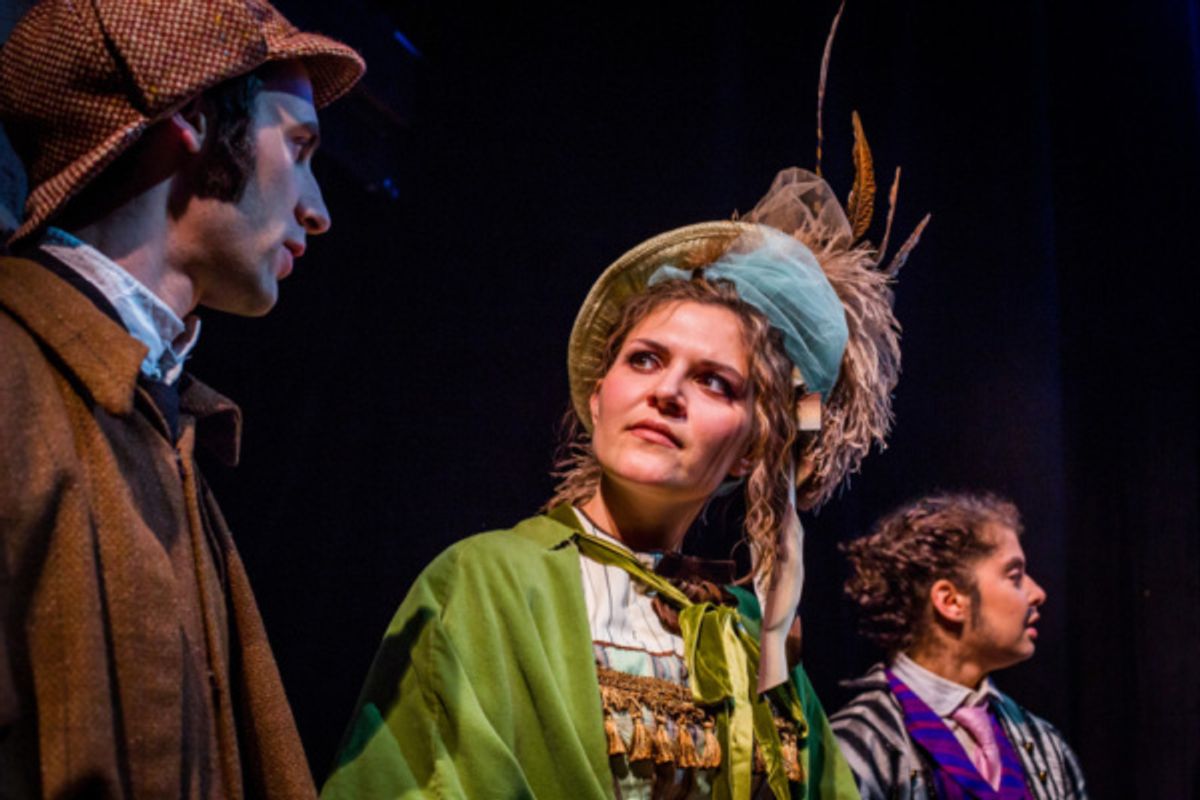 Mark Swift, Hanna Gaffney and Sarah Knittel at 