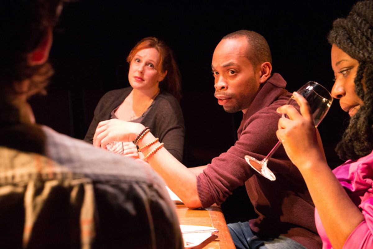 Elise Spoerlein, Johnard Washington and Echaka Agba at 