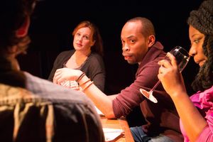 Elise Spoerlein, Johnard Washington and Echaka Agba @ BroadwayWorld Elise Spoerlein, Johnard Washington and Echaka Agba Photo