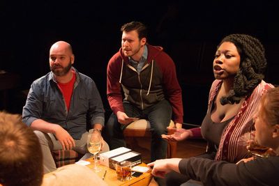 Benjamin Brownson, David Weiss, Echaka Agba and Elise Spoerlein Photo