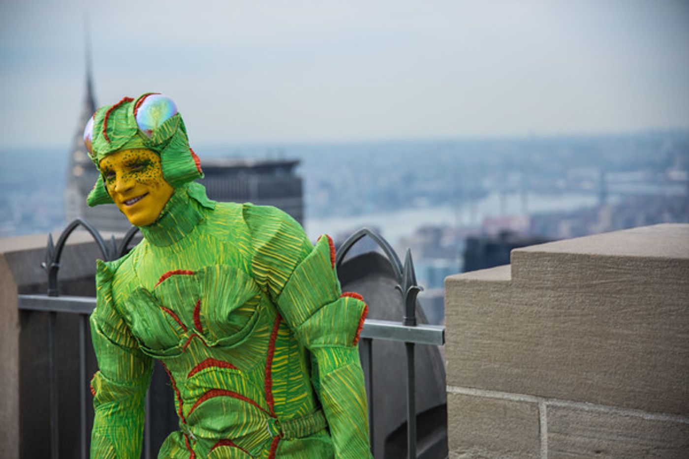 Photo Flash: Colorful Insects of Cirque's OVO Visit Top of the Rock  Image