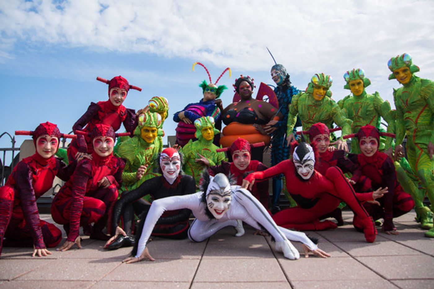 Photo Flash: Colorful Insects of Cirque's OVO Visit Top of the Rock  Image