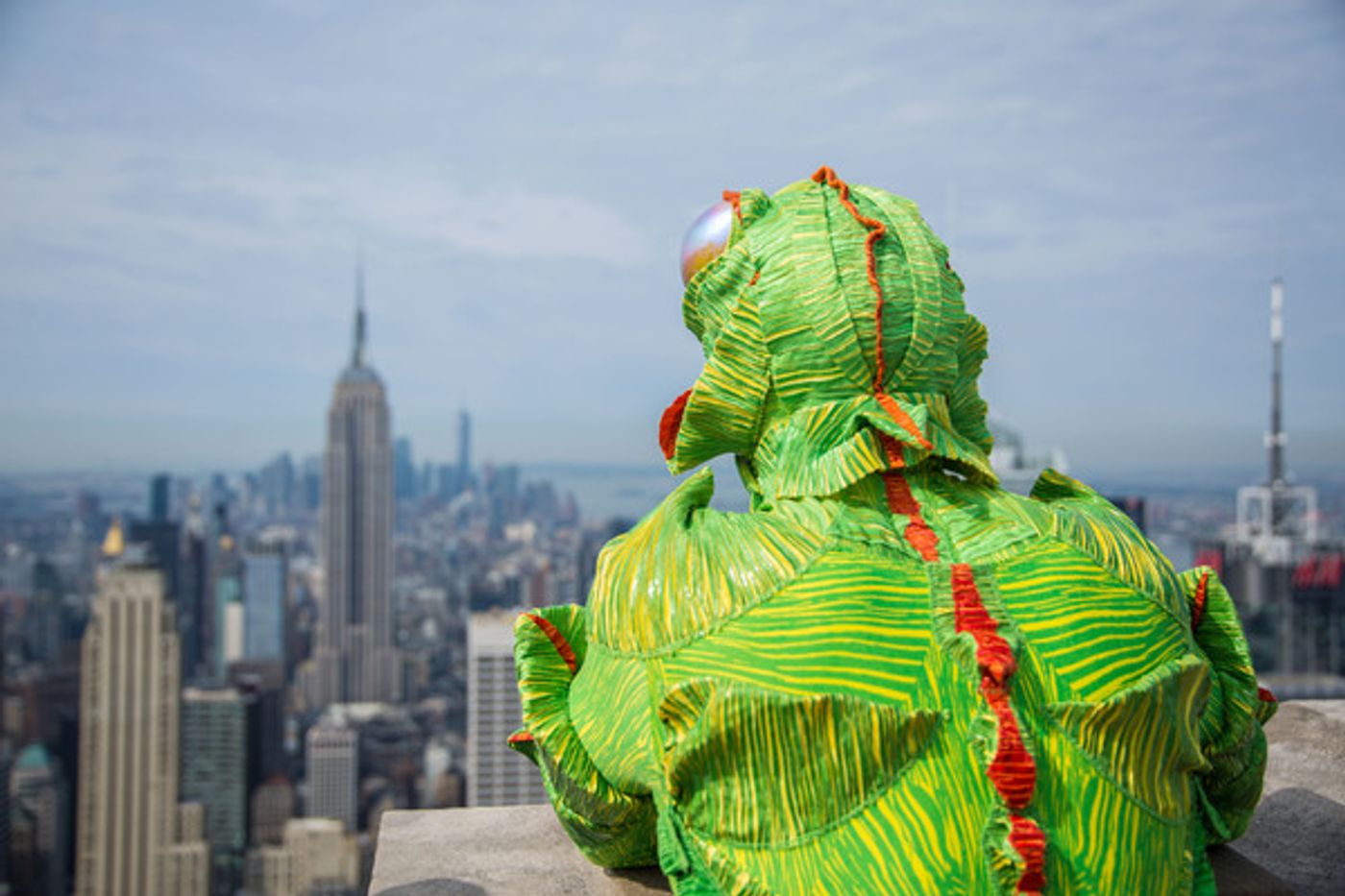 Photo Flash: Colorful Insects of Cirque's OVO Visit Top of the Rock  Image
