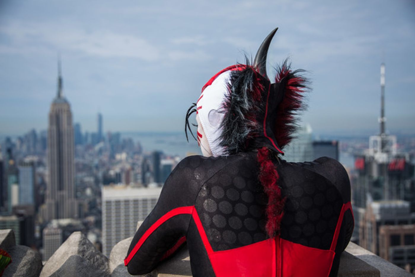 Photo Flash: Colorful Insects of Cirque's OVO Visit Top of the Rock  Image