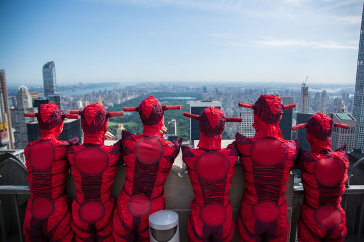 Photo Flash: Colorful Insects of Cirque's OVO Visit Top of the Rock  Image