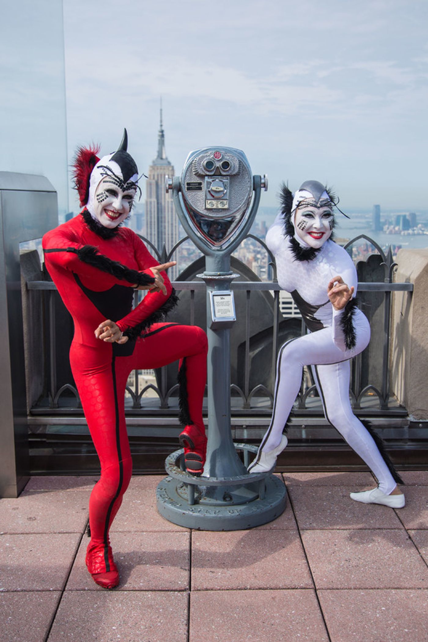 Photo Flash: Colorful Insects of Cirque's OVO Visit Top of the Rock  Image