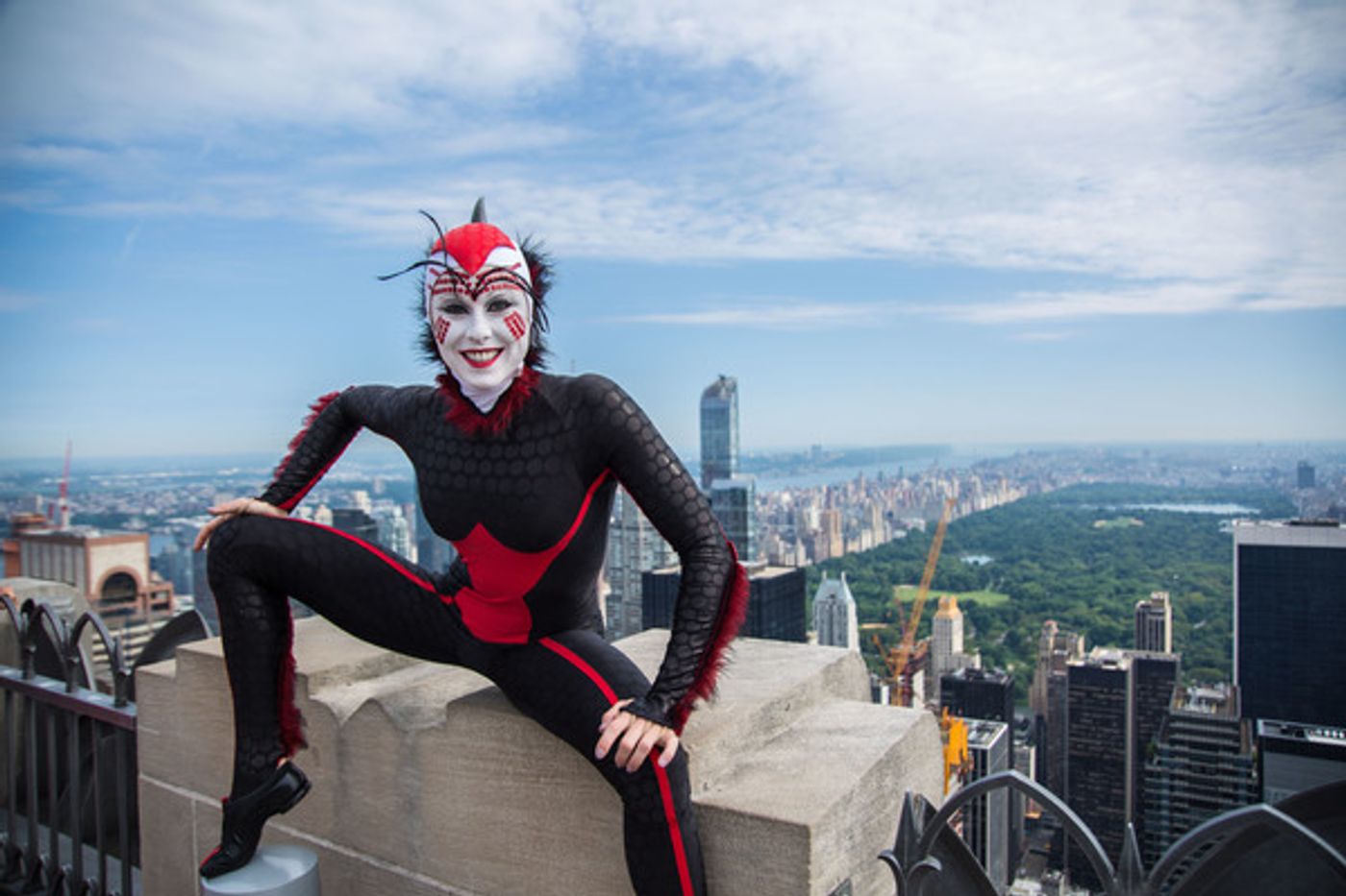 Photo Flash: Colorful Insects of Cirque's OVO Visit Top of the Rock  Image