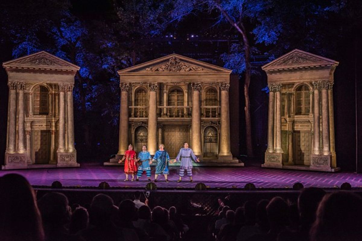 Jason Kravits, Jeffrey Schecter, Mark Linn-Baker and John Tartaglia at 