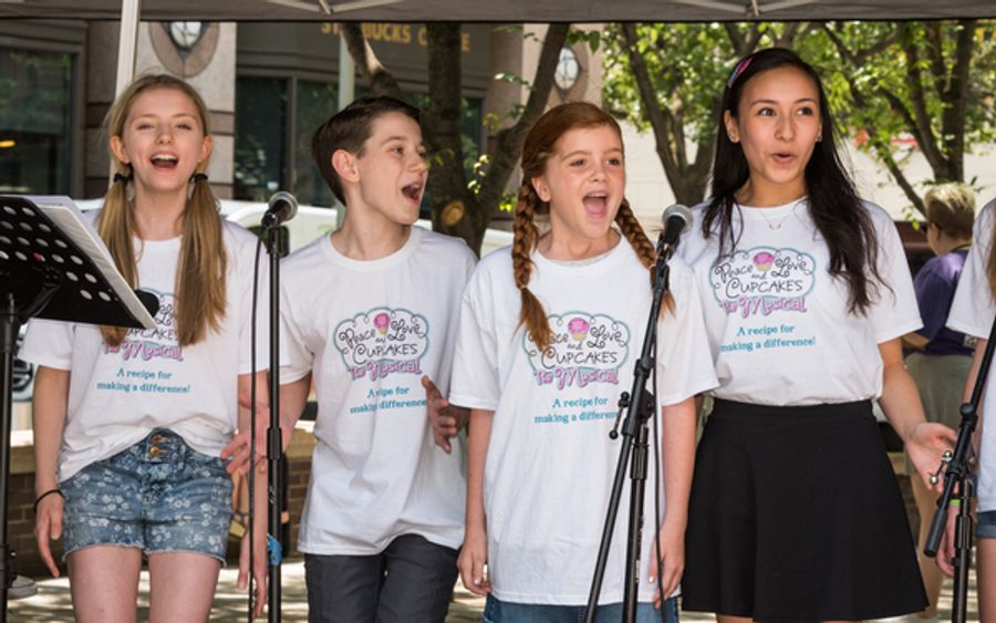Photo Flash: NYMF's PEACE, LOVE AND CUPCAKES: THE MUSICAL Gives Sneak Peek in Midtown  Image