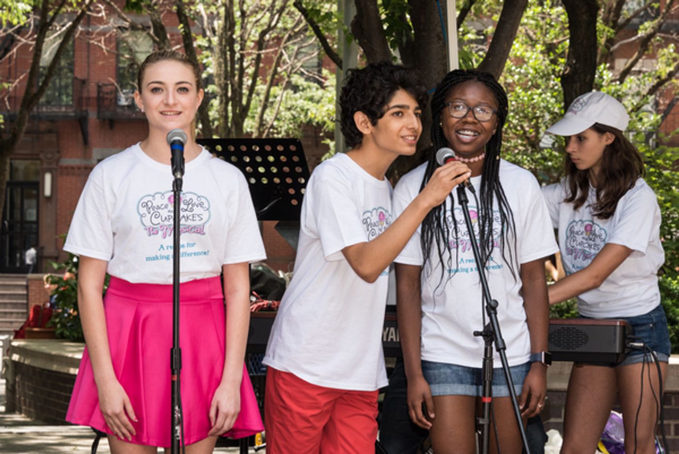 Photo Flash: NYMF's PEACE, LOVE AND CUPCAKES: THE MUSICAL Gives Sneak Peek in Midtown  Image