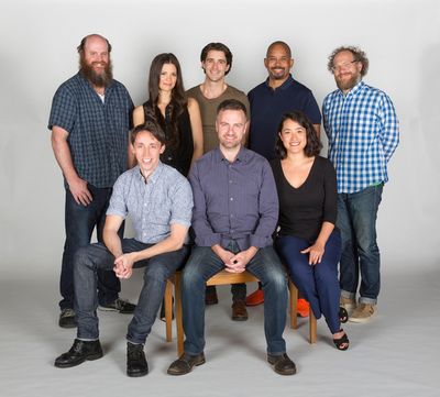 The cast of the Globe-commissioned world premiere of Ken Ludwig's Robin Hood!, runnin Photo