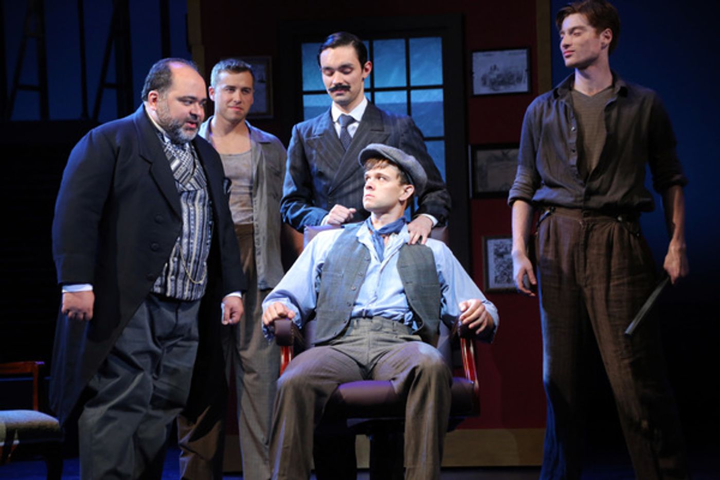 Photo Flash: First Look - NEWSIES Seizes the Day at CT Rep!  Image