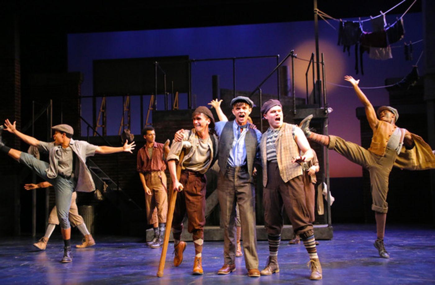 Photo Flash: First Look - NEWSIES Seizes the Day at CT Rep!  Image