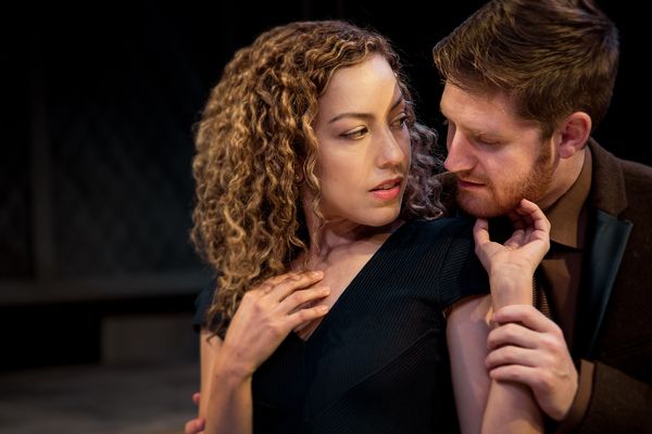 Kate Parr (Lisa Villegas) and Thom Seymour (Blake Weir) Photo