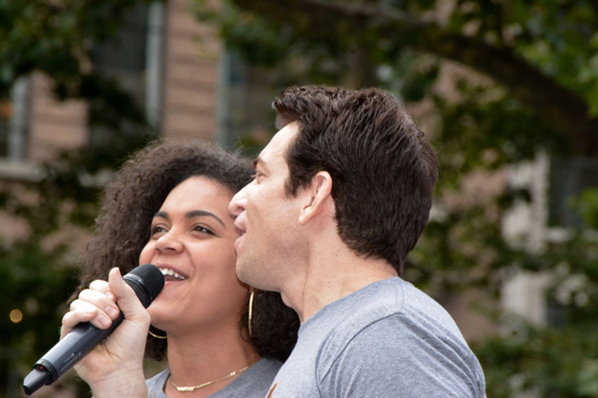 Barrett Doss and Andy Karl at 