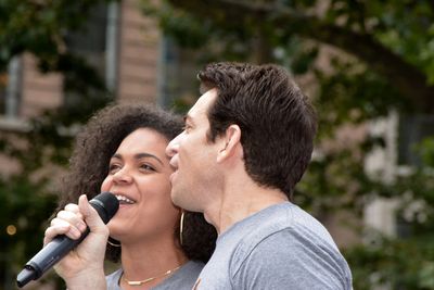 Barrett Doss and Andy Karl Photo