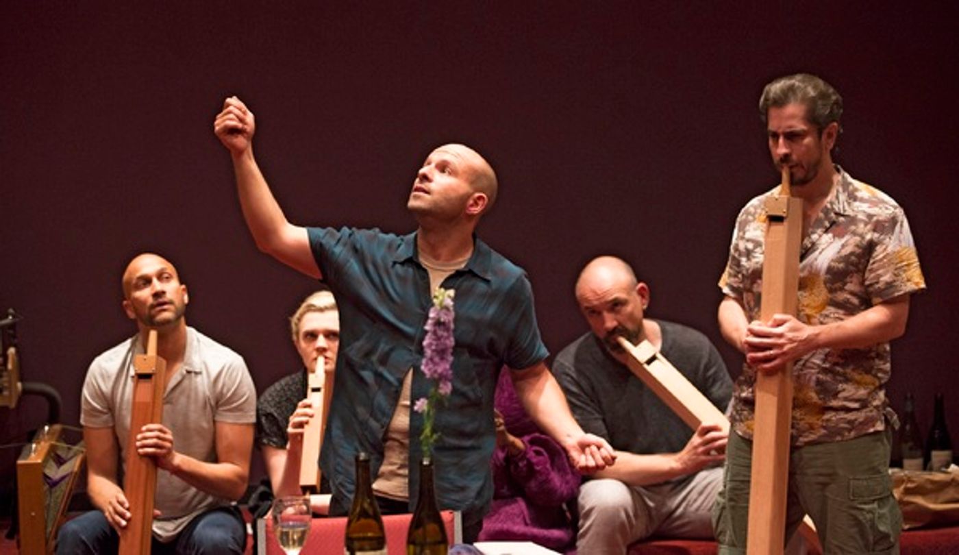 Photo Flash: First Look at Oscar Isaac, Keegan-Michael Key and More in HAMLET at The Public Theater  Image