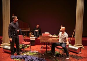 Oscar Isaac and Keegan-Michael Key, and Peter Friedman and Gayle Rankin @ BroadwayWorld Oscar Isaac and Keegan-Michael Key, and Peter Friedman and Gayle Rankin Photo
