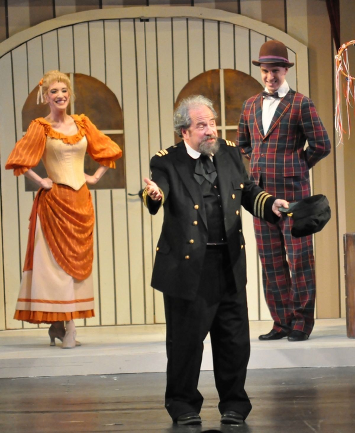 Rick Sherburne, with Joy Clark and Kevin Patrick Martin at 