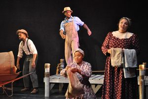 Davron Monroe, Taavon Gamble, Jasmine Robinson, Monica Rosenblatt. Photo