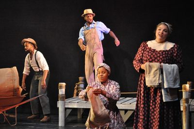 Davron Monroe, Taavon Gamble, Jasmine Robinson, Monica Rosenblatt. Photo