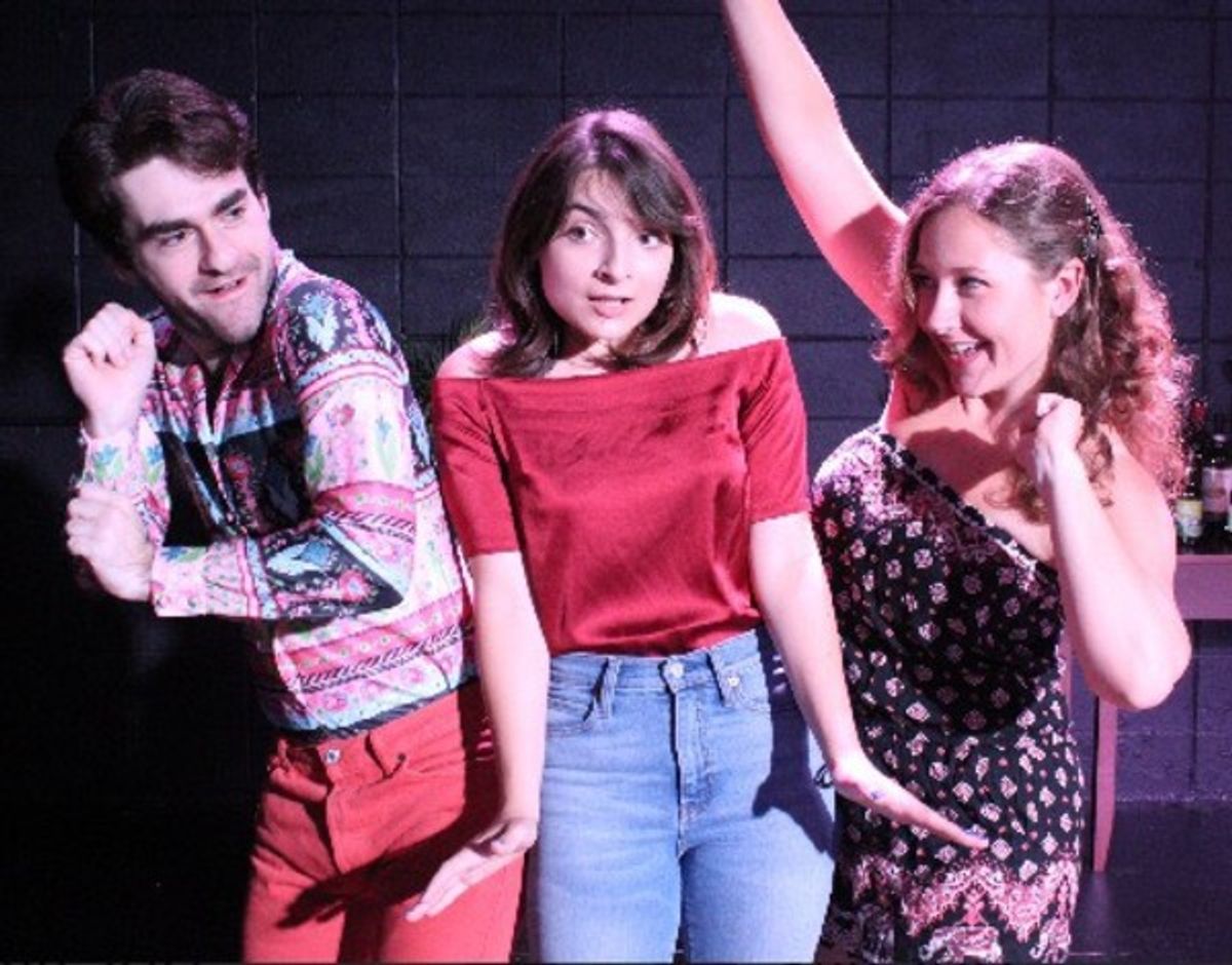 Katrina Rossi, Aaron Blanck, and Steph Rodger at 