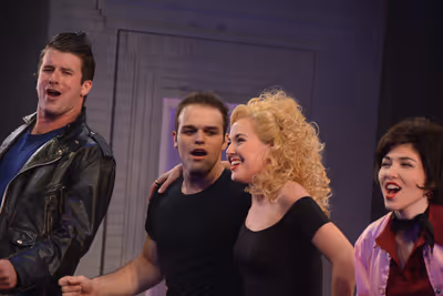 Chris Stevens, Sam Wolf, Llana Hunt and Madeleine Barker Photo