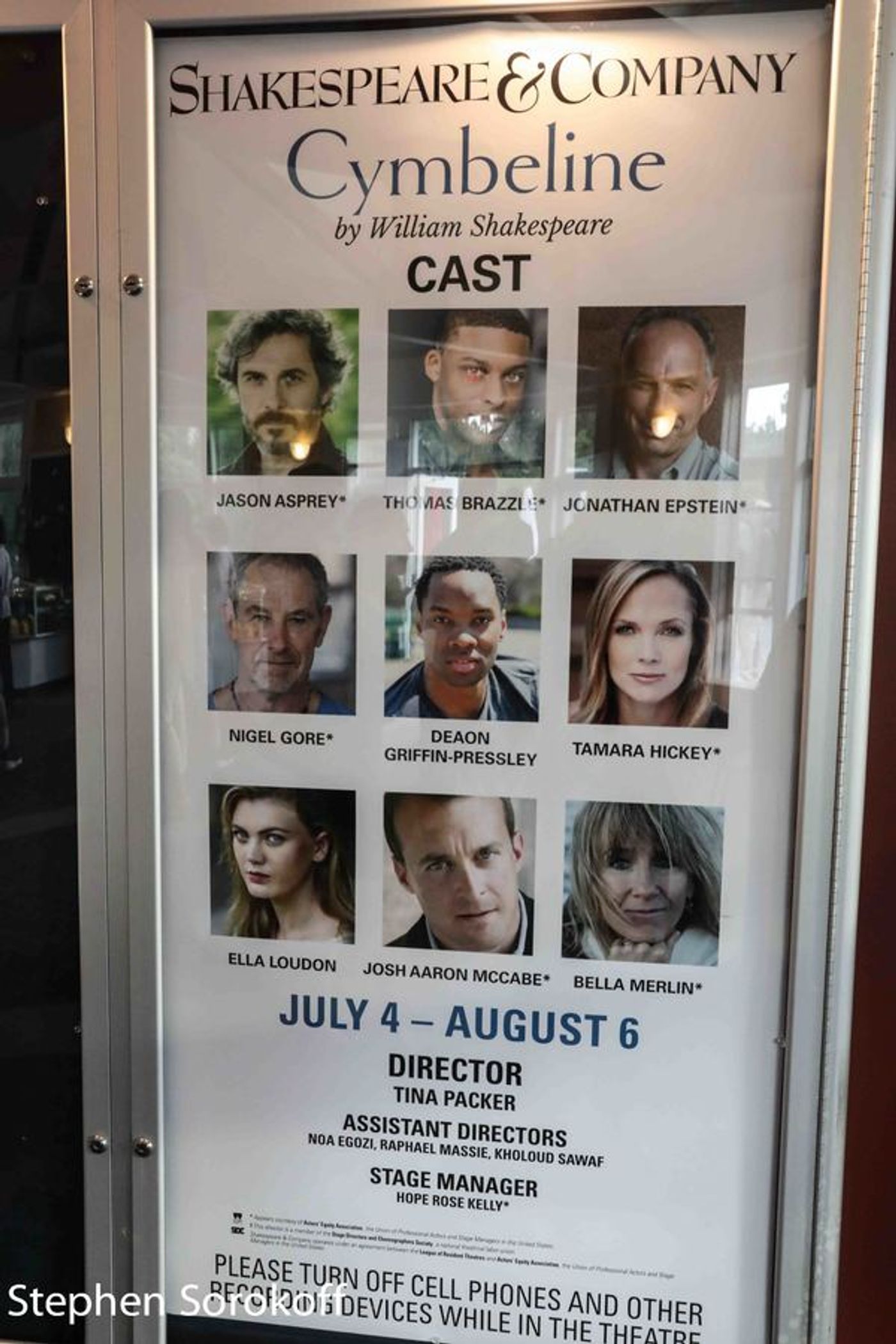 Photo Coverage: Senator Elizabeth Warren Attends Opening NIght Shakespeare & Co.'s CYMBELINE  Image