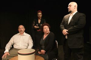 David Hymel, Tausheli McClure, Betsy Barry and Marcus Sabom Photo