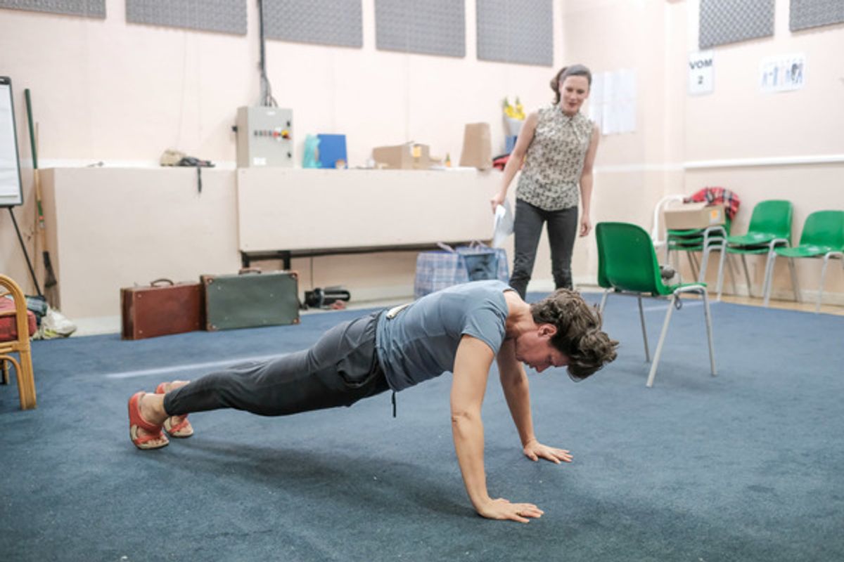 Polly Lister and Margaret Cabourn-Smith at 