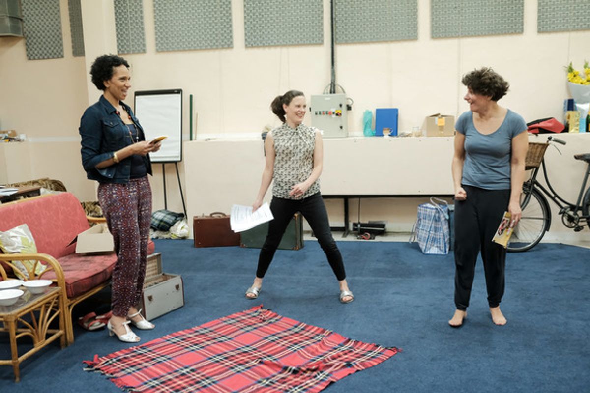 Grace Cookey-Gam, Margaret Cabourn-Smith, and Polly Lister at 