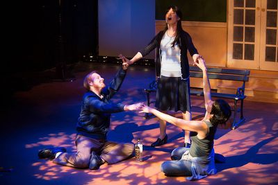 Amy E. Gray, Katrina Stevenson, and David M. Jenkins Photo