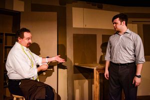 (left to right) Brian Rabinowitz and T. Isaac Sherman in Grippo Stage Companyâ€™ Photo