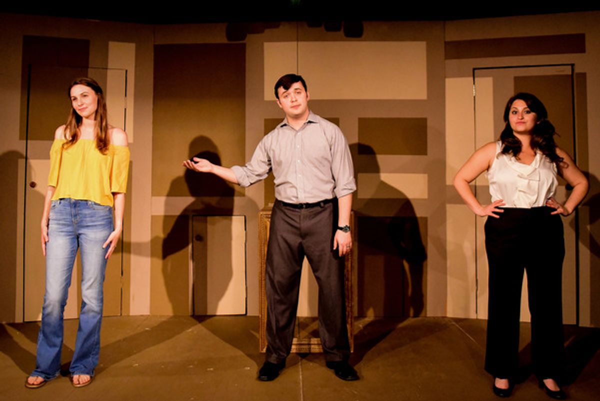 Annabel Steven, T. Isaac Sherman and Jolie Lepselter at 