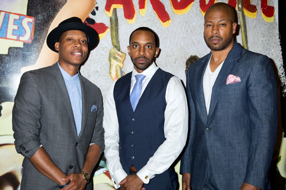 Namir Smallwood, Jaime Lincoln Smith, Morocco Omari at 