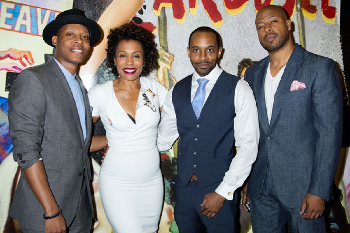 Namir Smallwood, Karen Pittman, Jaime Lincoln Smith, Morocco Omari at 