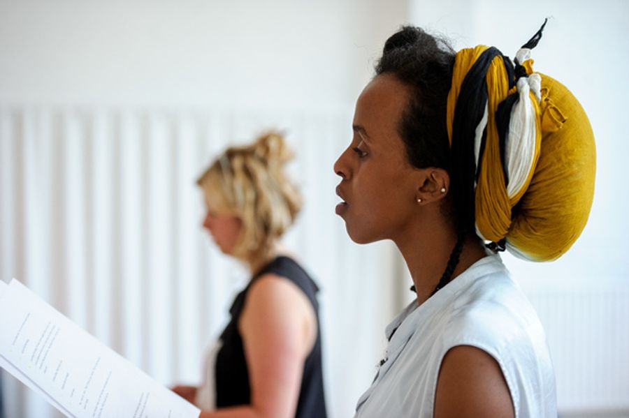 Photo Flash: In Rehearsal for Kieran Hurley's AN INJURY at Ovalhouse Image