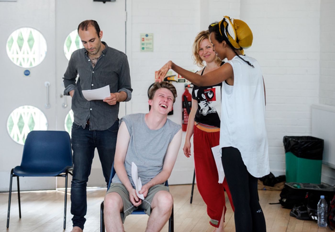 Photo Flash: In Rehearsal for Kieran Hurley's AN INJURY at Ovalhouse  Image