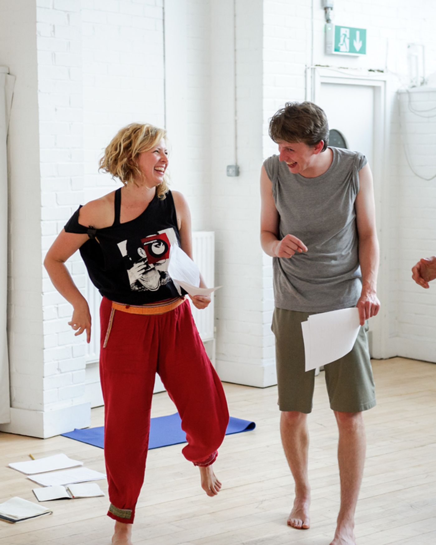 Photo Flash: In Rehearsal for Kieran Hurley's AN INJURY at Ovalhouse  Image