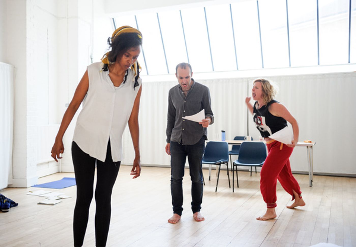 Photo Flash: In Rehearsal for Kieran Hurley's AN INJURY at Ovalhouse  Image