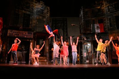 The cast of IN THE HEIGHTS at Pittsburgh CLO Photo