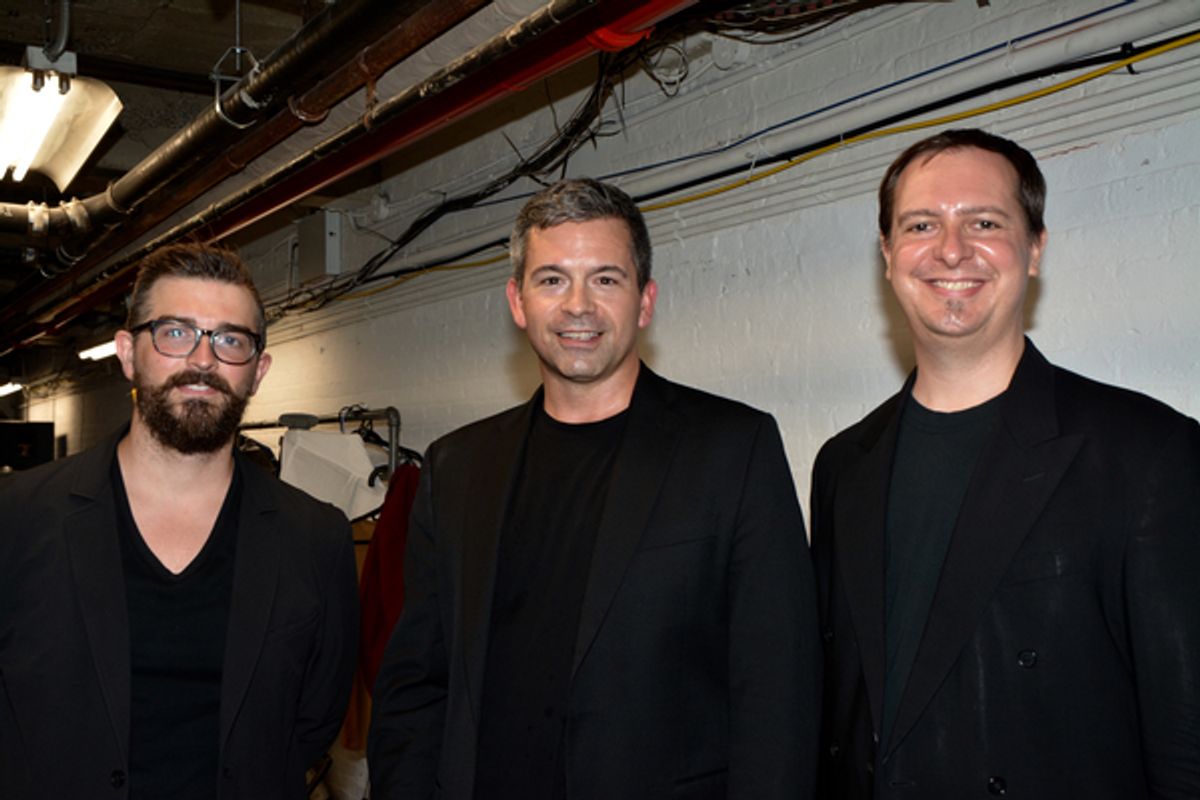 Zak Eldridge, John Fischer and Jerry DeVore at 