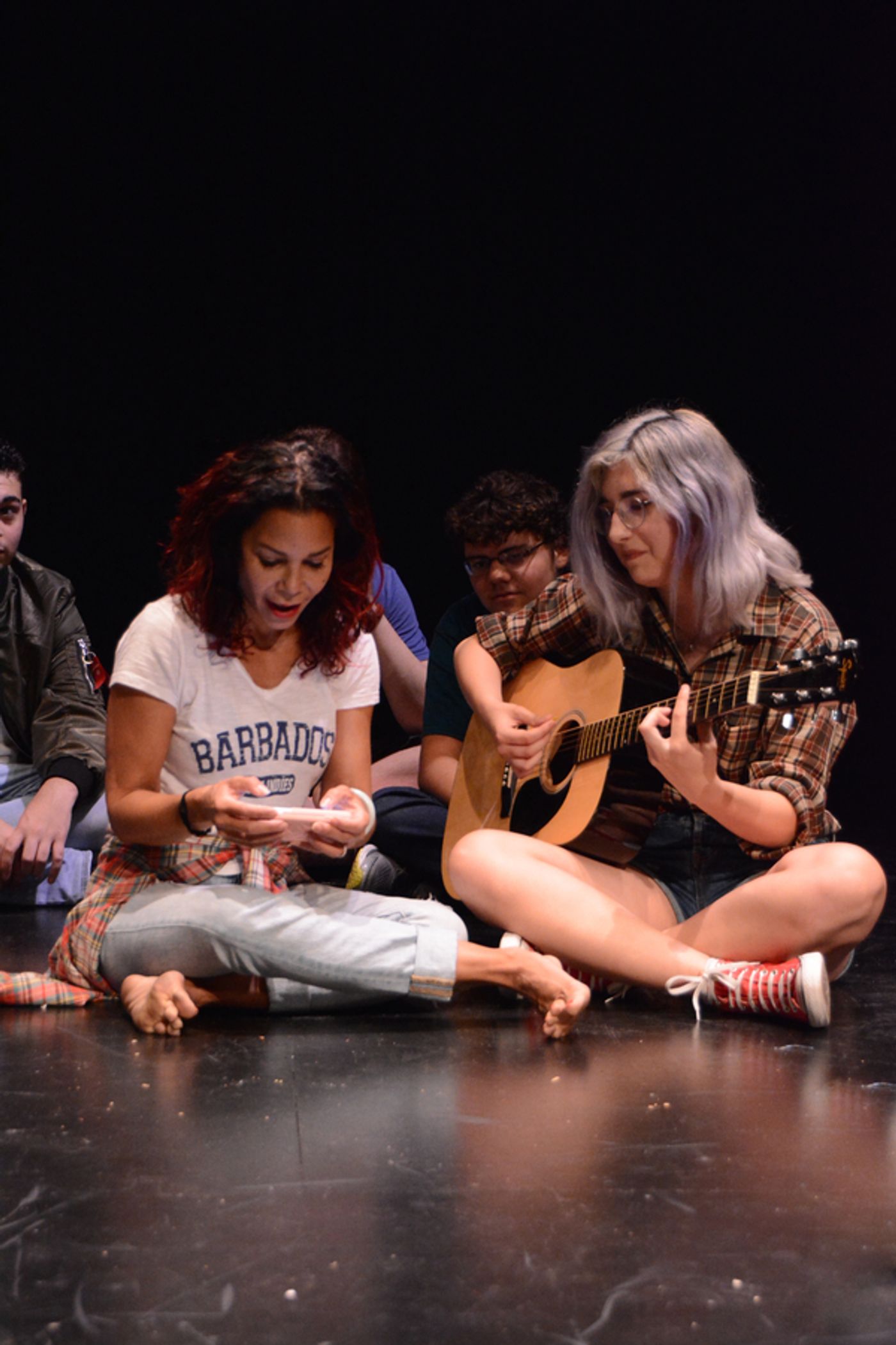 Photo Coverage: Daphne Rubin-Vega Rehearses with REBEL VERSES Youth Arts Festival at the Vineyard  Image
