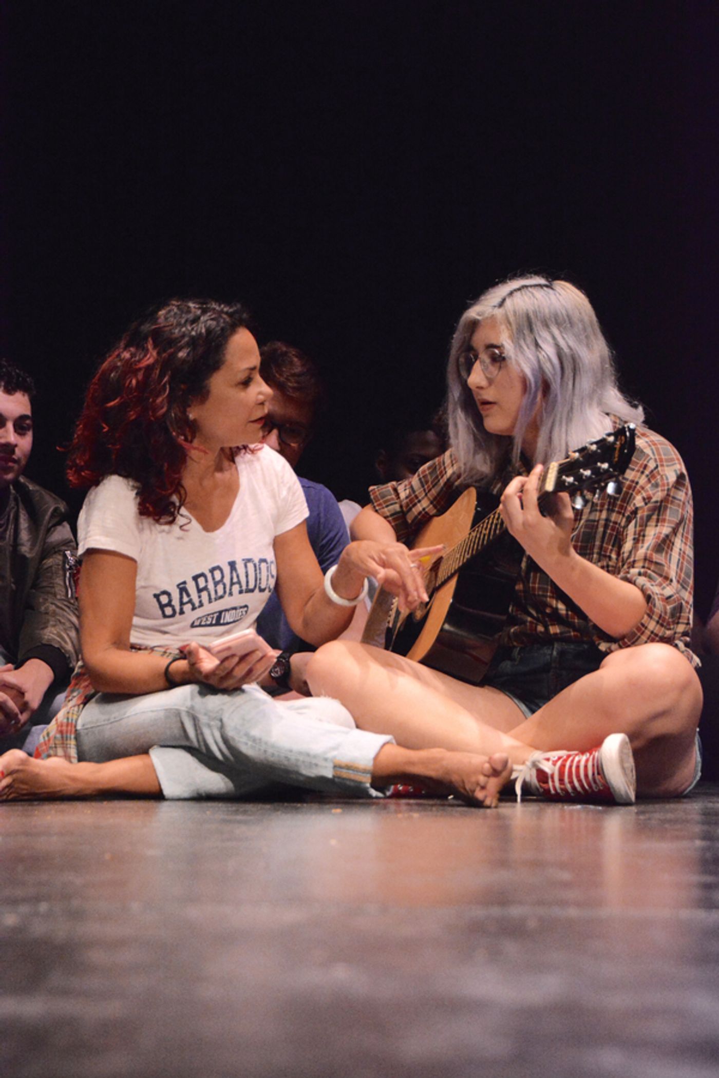 Photo Coverage: Daphne Rubin-Vega Rehearses with REBEL VERSES Youth Arts Festival at the Vineyard  Image