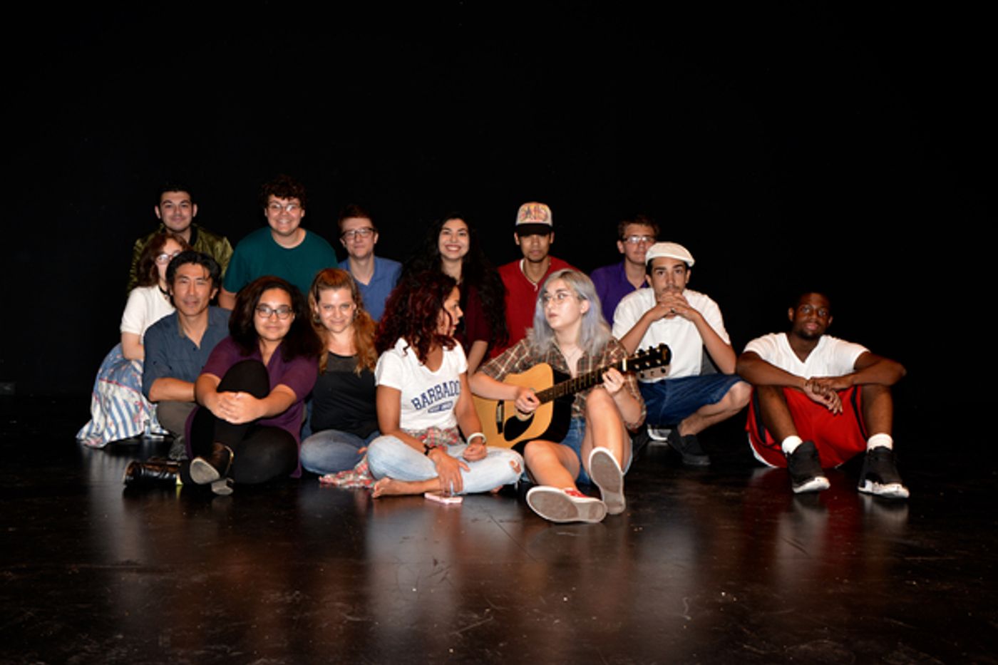 Photo Coverage: Daphne Rubin-Vega Rehearses with REBEL VERSES Youth Arts Festival at the Vineyard  Image
