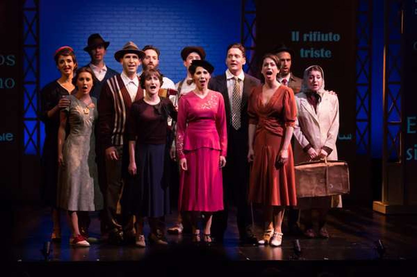 Photo Flash: First Look at AMERIKE - THE GOLDEN LAND at National Yiddish Theatre Folksbiene  Image