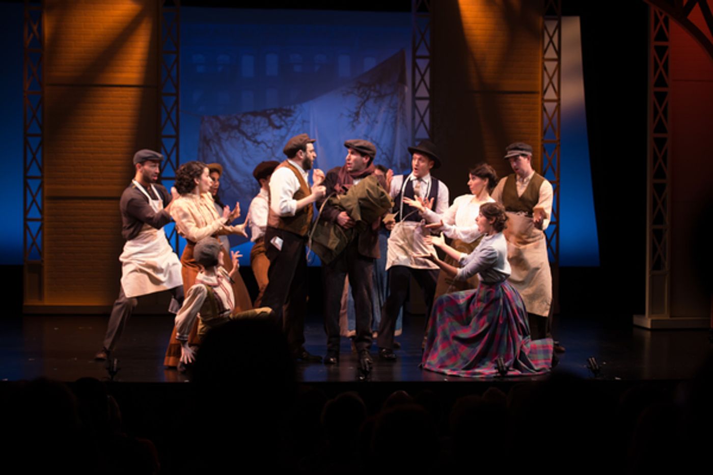 Photo Flash: First Look at AMERIKE - THE GOLDEN LAND at National Yiddish Theatre Folksbiene  Image
