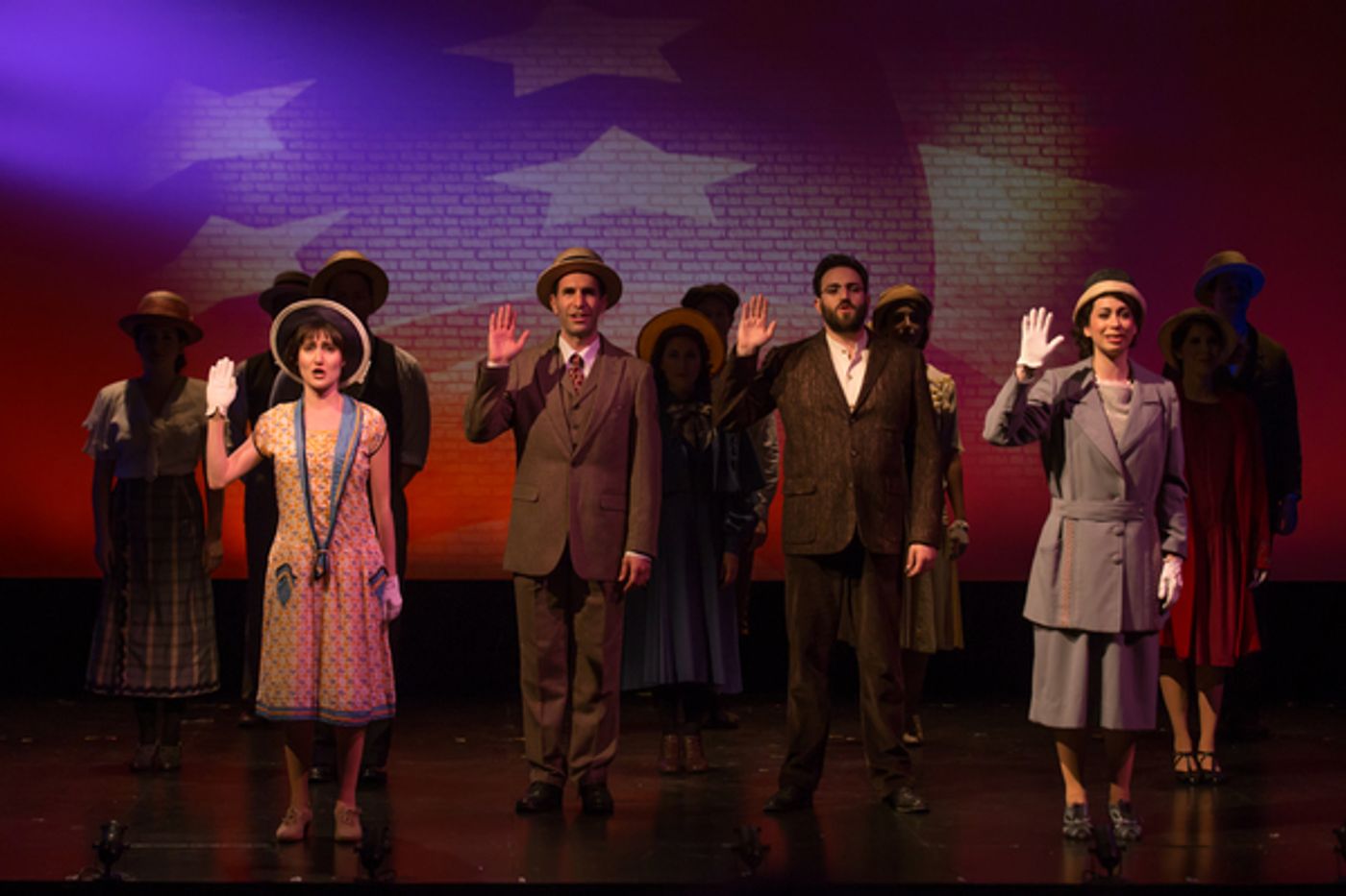 Photo Flash: First Look at AMERIKE - THE GOLDEN LAND at National Yiddish Theatre Folksbiene  Image