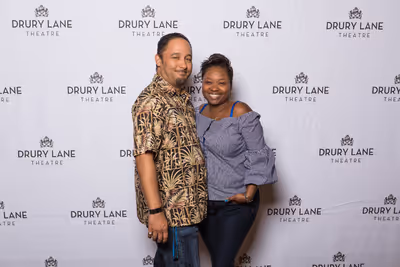 Donica Lynn (recently seen in Drury Lane's James and the Giant Peach) and her fiancee Photo