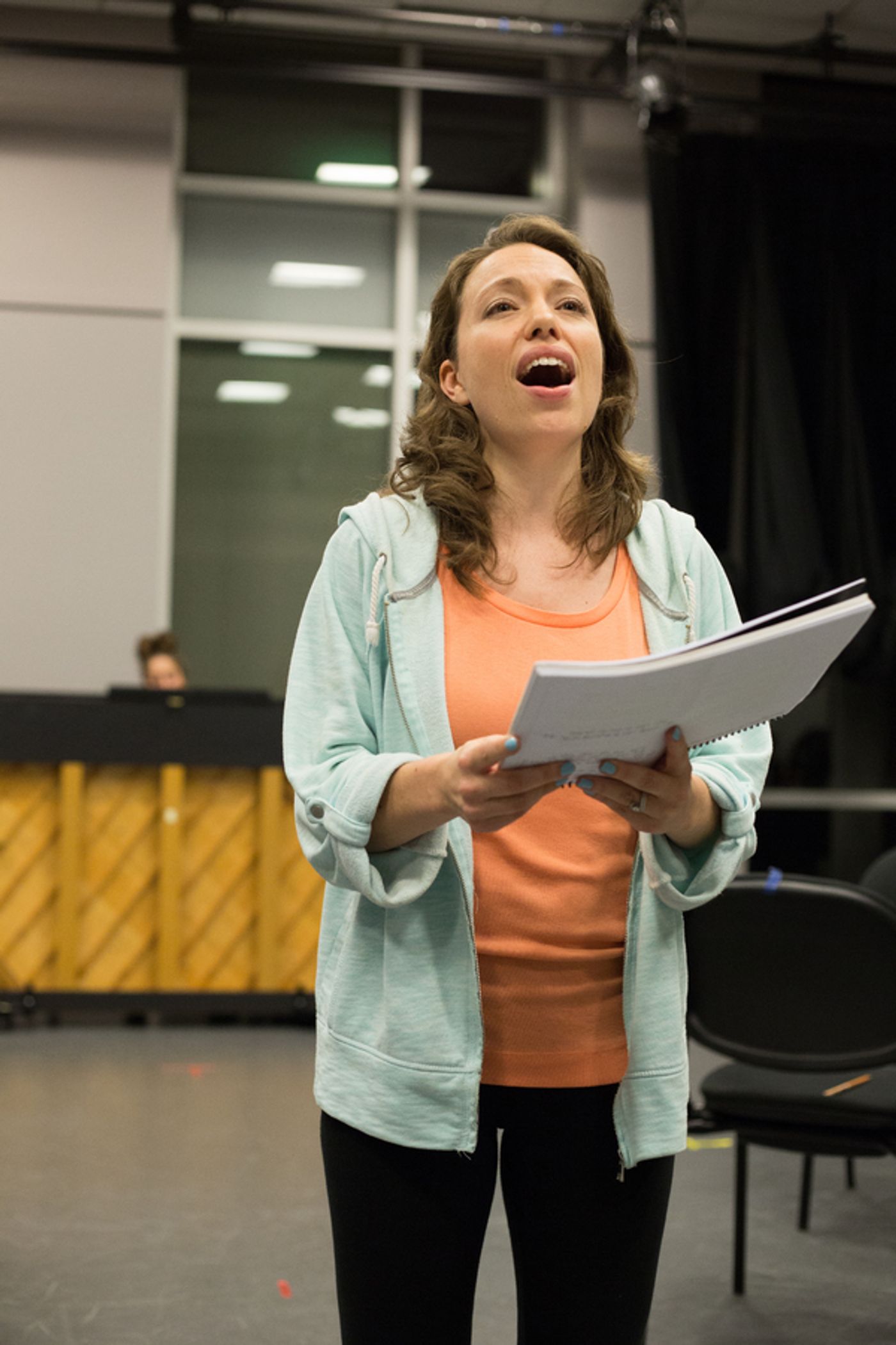 Photo Flash: In Rehearsal for Brown Paper Box Co.'s THEY'RE PLAYING OUR SONG  Image